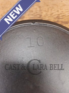 Big bacon skillet! Beautiful 1930’s Lodge #10 Cast Iron Skillet with 3 Notch Heat Ring - Skillet