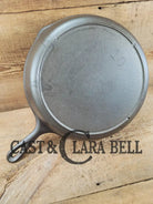 Big bacon skillet! Beautiful 1930’s Lodge #10 Cast Iron Skillet with 3 Notch Heat Ring.