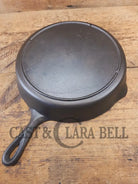 Big bacon skillet! Beautiful 1930’s Lodge #10 Cast Iron Skillet with 3 Notch Heat Ring - Skillet