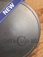 Big bacon skillet! Beautiful 1930’s Lodge #10 Cast Iron Skillet with 3 Notch Heat Ring. SC24 - Skillet