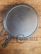 Big bacon skillet! Beautiful 1930’s Lodge #10 Cast Iron Skillet with 3 Notch Heat Ring. SC24 - Skillet