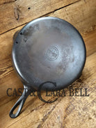 Big beautiful bacon skillet. Griswold #9 Cast Iron Skillet with Small Block Logo 710 F Skillet