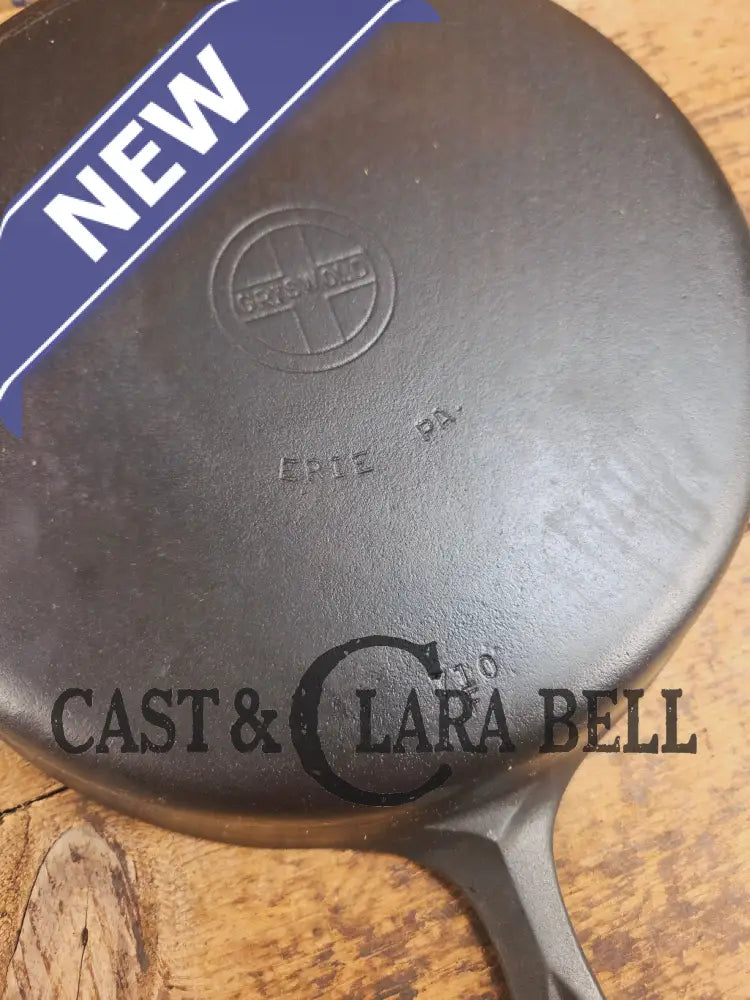 Big beautiful bacon skillet. Griswold #9 Cast Iron Skillet with Small Block Logo 710 F Skillet