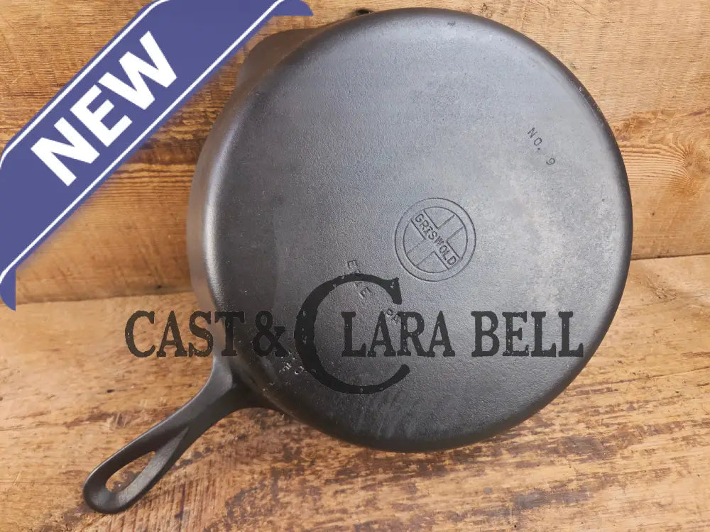Big beautiful bacon skillet. Griswold #9 Cast Iron Skillet with Small Block Logo 710 F Skillet