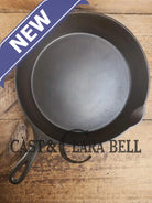 Big gorgeous and tough to find! 1924 Wagner Ware #10 Cast Iron Skillet with Stylized Logo AND heat ring 1060 A. SC24