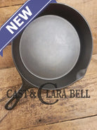 Big gorgeous and tough to find! 1924 Wagner Ware #10 Cast Iron Skillet with Stylized Logo AND heat ring 1060 A. SC24