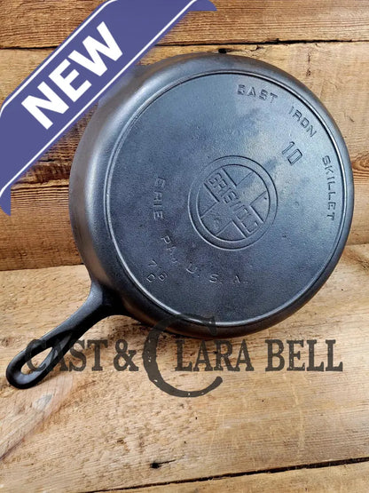 Big Skillet! 1920’S Griswold #10 Skillet Large Block Logo 716. Awesome Everyday Skillet. Great