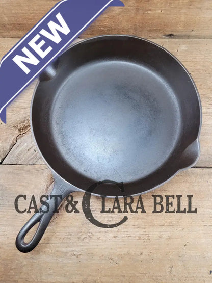 Big Skillet! 1920’S Griswold #10 Skillet Large Block Logo 716. Awesome Everyday Skillet. Great