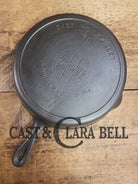 BIG skillet! 1920’s Griswold #10 Skillet large slant logo 716 Full E.P.U. Awesome everyday skillet. Great for steaks