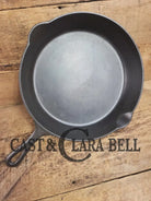 BIG skillet! 1920’s Griswold #10 Skillet large slant logo 716 Full E.P.U. Awesome everyday skillet. Great for steaks