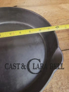 BIG skillet! 1920’s Griswold #10 Skillet large slant logo 716 Full E.P.U. Awesome everyday skillet. Great for steaks