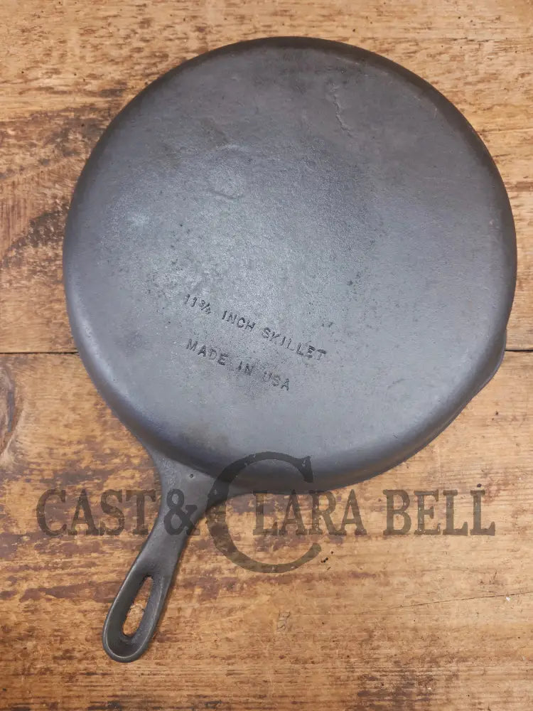 1930’s Big Wagner #10 Skillet 11 3/4 inch skillet Made in USA W. Great bacon skillet sleek glassy surface! SC24