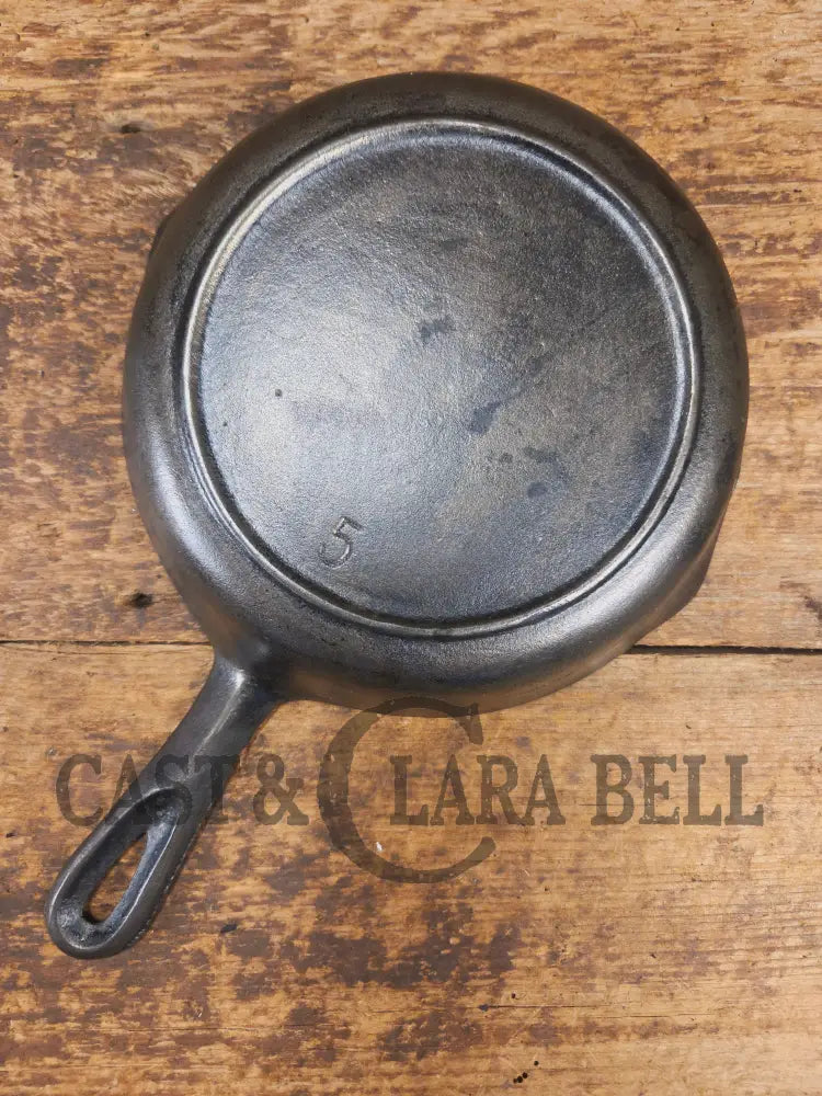 Birmingham Stove & Range 1940’s era Red Mountain Series #5 Skillet with Heat Ring - Skillet