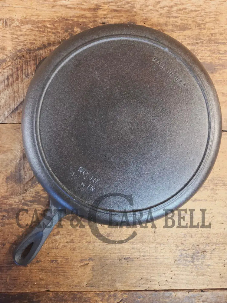 Birmingham Stove & Range Century Series #10 Skillet with beautiful swirls! - Skillet