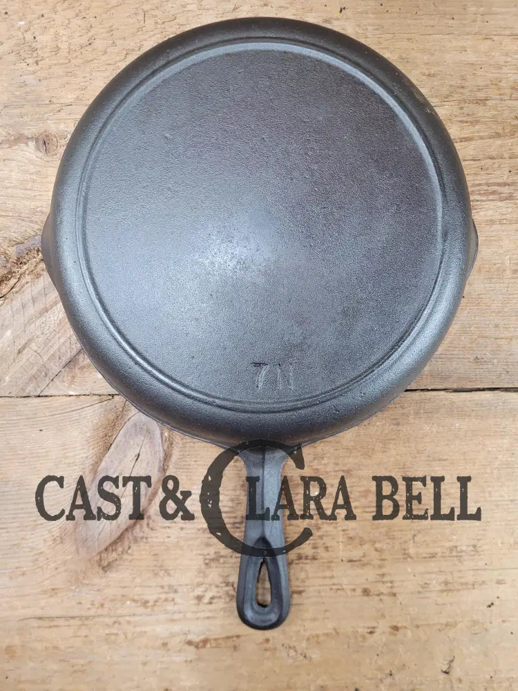 Birmingham Stove & Range Red Mountain Series #7 Skillet With Heat Ring 7N. Great For Sides And