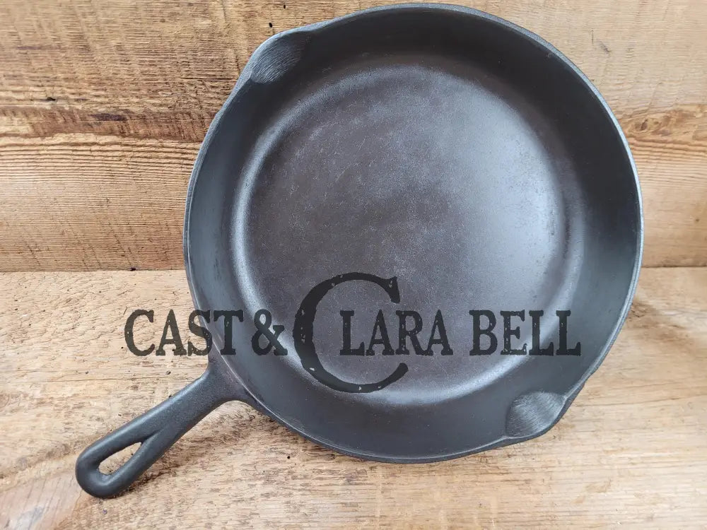 Birmingham Stove & Range Red Mountain Series #7 Skillet With Heat Ring 7N. Great For Sides And