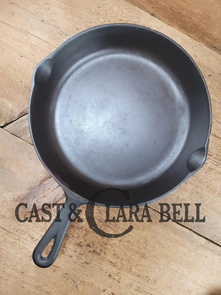 Birmingham Stove & Range Red Mountain Series #7 Skillet With Heat Ring 7N. Great For Sides And