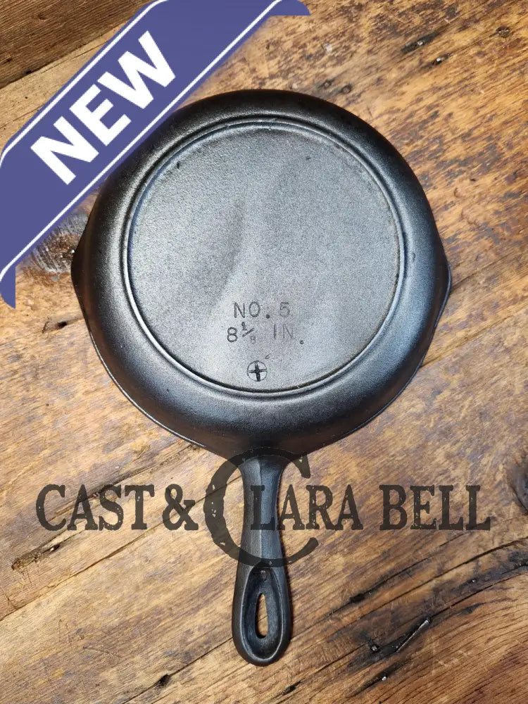 Bsr 1940’S Birmingham Stove & Range Century Series No. 5 Skillet With Heat Ring 8 1/8 In Cool