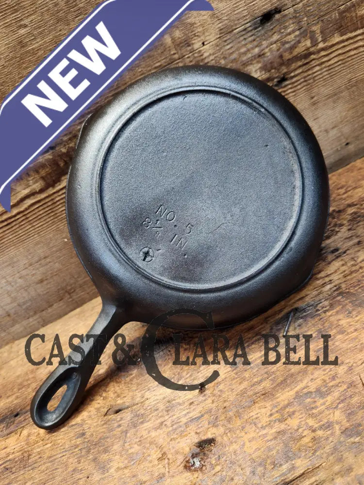 Bsr 1940’S Birmingham Stove & Range Century Series No. 5 Skillet With Heat Ring 8 1/8 In Cool