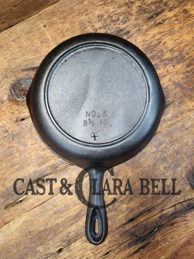 Bsr 1940’S Birmingham Stove & Range Century Series No. 5 Skillet With Heat Ring 8 1/8 In Cool