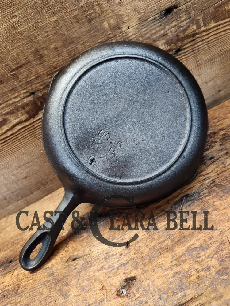 Bsr 1940’S Birmingham Stove & Range Century Series No. 5 Skillet With Heat Ring 8 1/8 In Cool