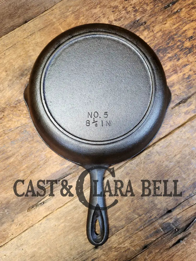 Bsr 1940’S Birmingham Stove & Range Century Series No. 5 Skillet With Heat Ring 8 1/8 In. Sc24