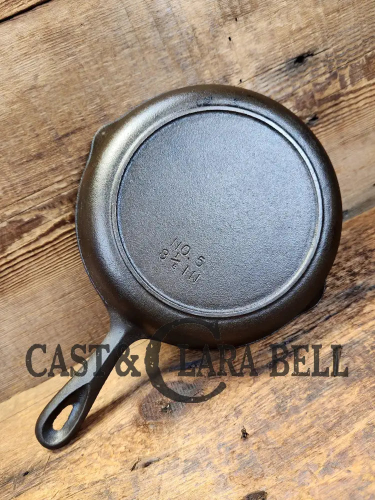 Bsr 1940’S Birmingham Stove & Range Century Series No. 5 Skillet With Heat Ring 8 1/8 In. Sc24