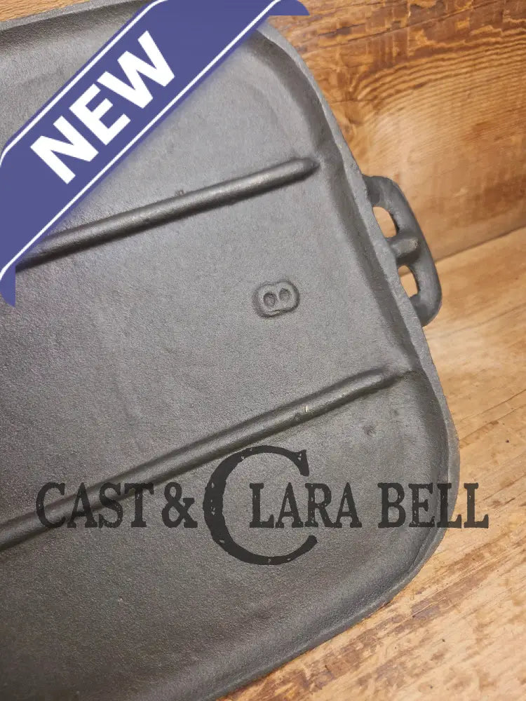 BSR Birmingham Stove and Range #8 Raised Number Cast Iron Griddle. Perfect camp griddle! Griddle