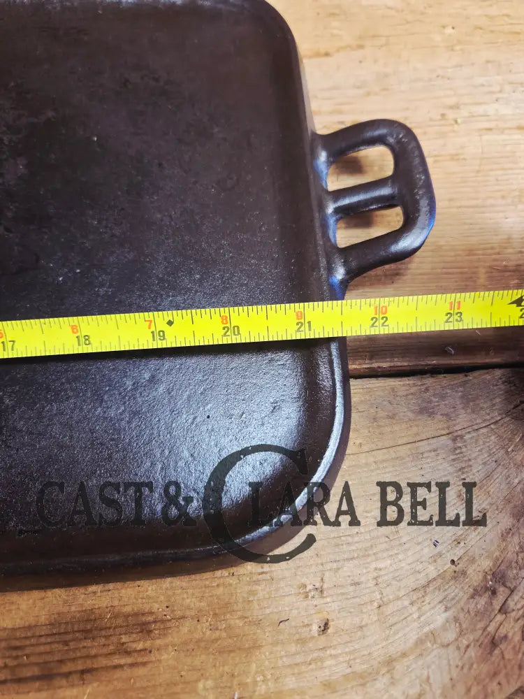 BSR Birmingham Stove and Range #9 Raised Number Cast Iron Griddle. Perfect camp griddle! Griddle