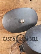 Calling all bread bakers! Beautiful elegant hard to find Wagner made ’Montgomery Ward’ #3 Oval Roaster Dutch Ovens