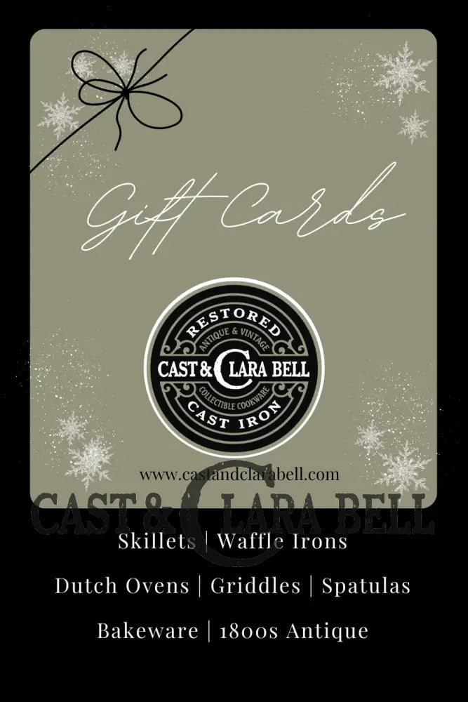 Cast & Clara Bell Gift Card Merchandise