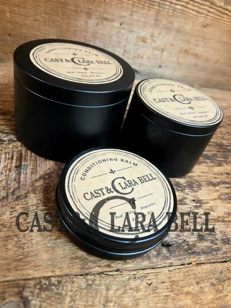 Cast Iron Conditioning Balm (10 oz - Large) One Large Tin (10 Oz total) Merchandise