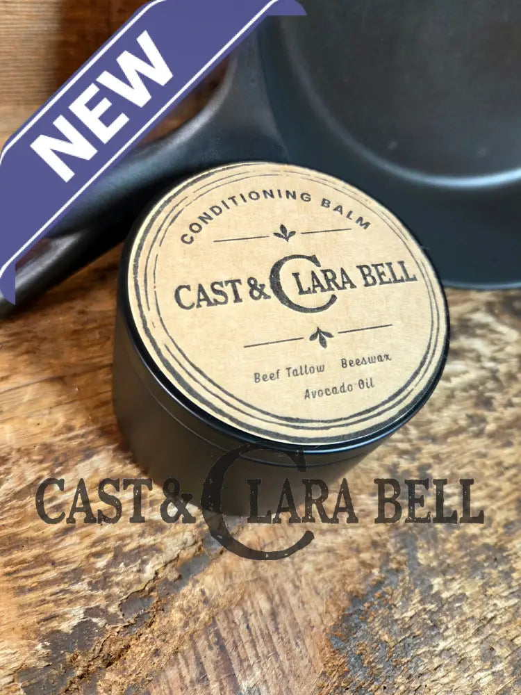 Cast Iron Conditioning Balm (6 oz - Medium) One Medium Tin (6 Oz total) Merchandise