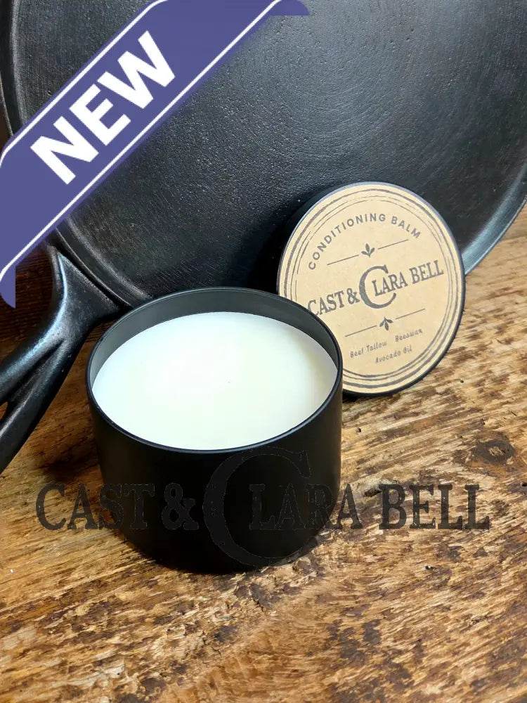 Cast Iron Conditioning Balm (6 oz - Medium) One Medium Tin (6 Oz total) Merchandise