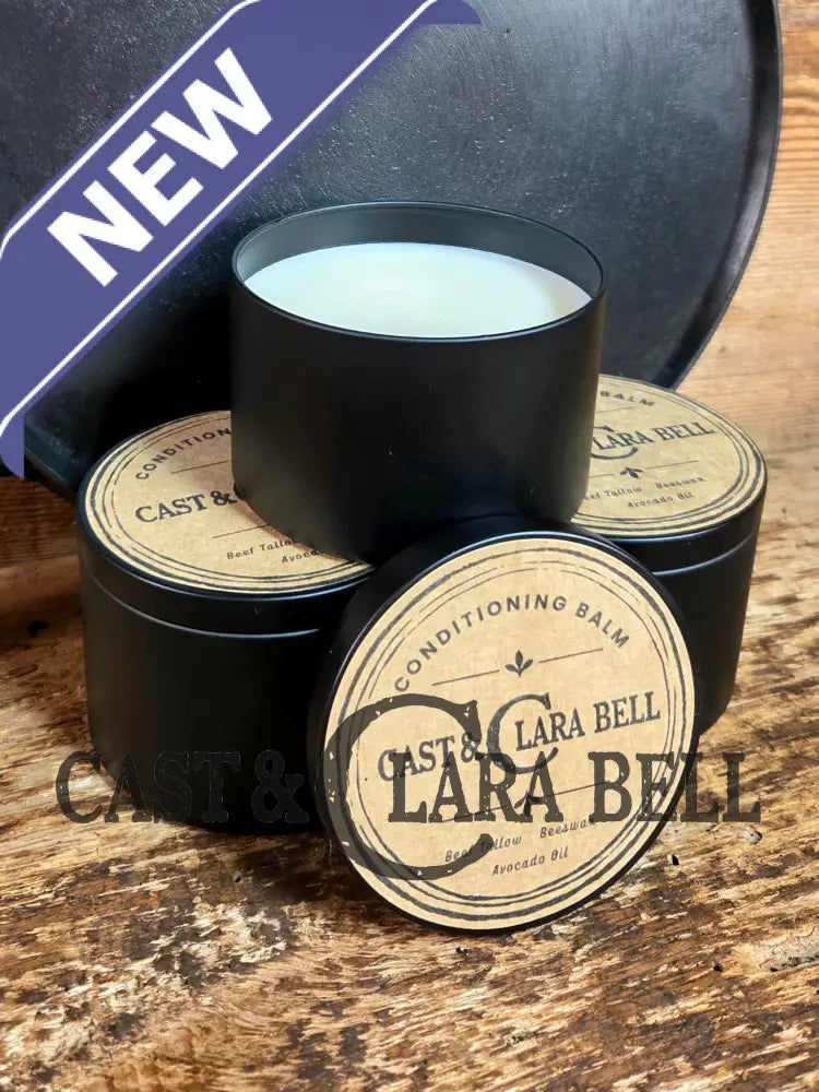 Cast Iron Conditioning Balm (6 oz - Medium) One Medium Tin (6 Oz total) Merchandise