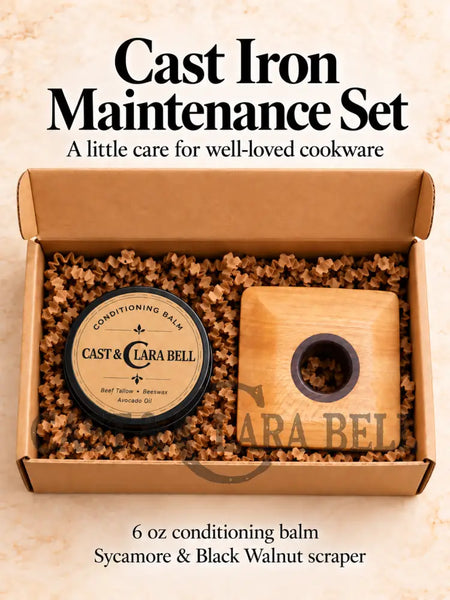 Cast Iron Maintenance Set - Gift Box