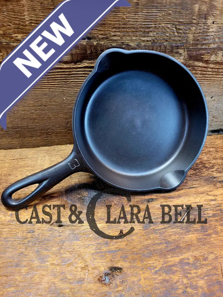 Classic! 1930’S Griswold #3 Cast Iron ’Egg’ Skillet With Large Block Logo 709 A