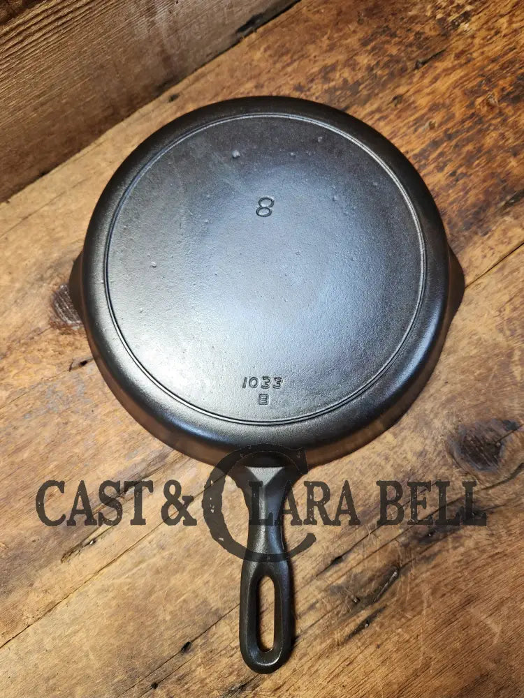 Classic 8! 1940’S Iron Mountain By Griswold #8 Skillet With Heat Ring 1033