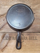 Classic Egg Skillet! 1920’S Favorite Piqua Ware #3 Skillet 3 A