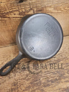 Classic Egg Skillet! 1920’s Favorite Piqua Ware #3 Skillet 3 A SC24 Skillet