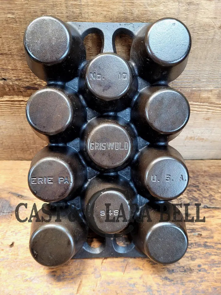 Classic! Griswold No. 10 Popover Pan 11 Cup 948. Fully Restored And Ready To Make Delicious