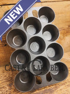 Classic! Griswold No. 10 Popover Pan 948. Variation 14 Closed Frame. Ready to make delicious brownies cupcakes or