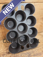 Classic! Griswold No. 10 Popover Pan 948. Variation 14 Closed Frame. Ready to make delicious brownies cupcakes or