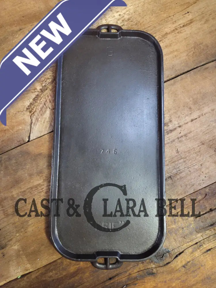 Classic HUGE ERIE #9 Long Griddle p/n 746. Perfect for pancakes by the campfire or in your gourmet kitchen! Griddle