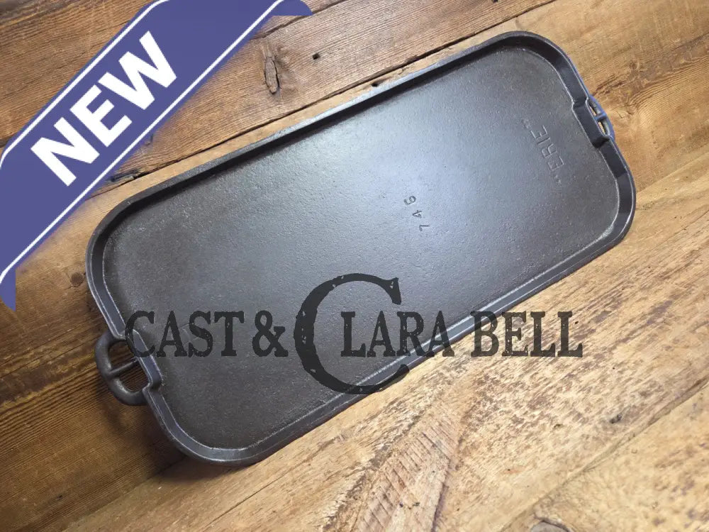Classic HUGE ERIE #9 Long Griddle p/n 746. Perfect for pancakes by the campfire or in your gourmet kitchen! Griddle