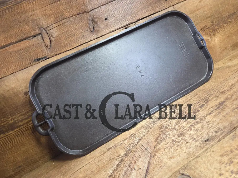 Classic HUGE ERIE #9 Long Griddle p/n 746. Perfect for pancakes by the campfire or in your gourmet kitchen! Griddle