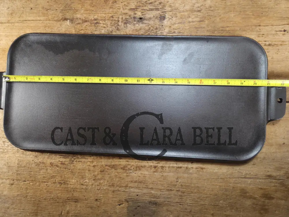 Classic HUGE Griswold #9 Long Griddle 909. Perfect for pancakes by the campfire or in your gourmet kitchen! Griddle