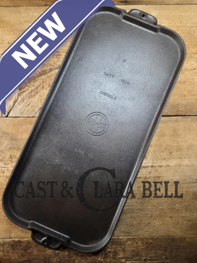 Classic HUGE Griswold #9 Long Griddle 909. Perfect for pancakes by the campfire or in your gourmet kitchen! Griddle