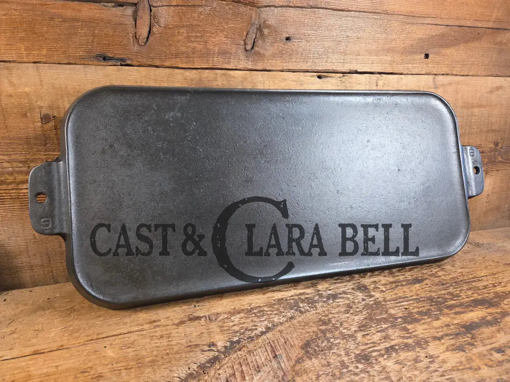 Classic HUGE Griswold #9 Long Griddle. Perfect for pancakes by the campfire or in your gourmet kitchen! Griddle