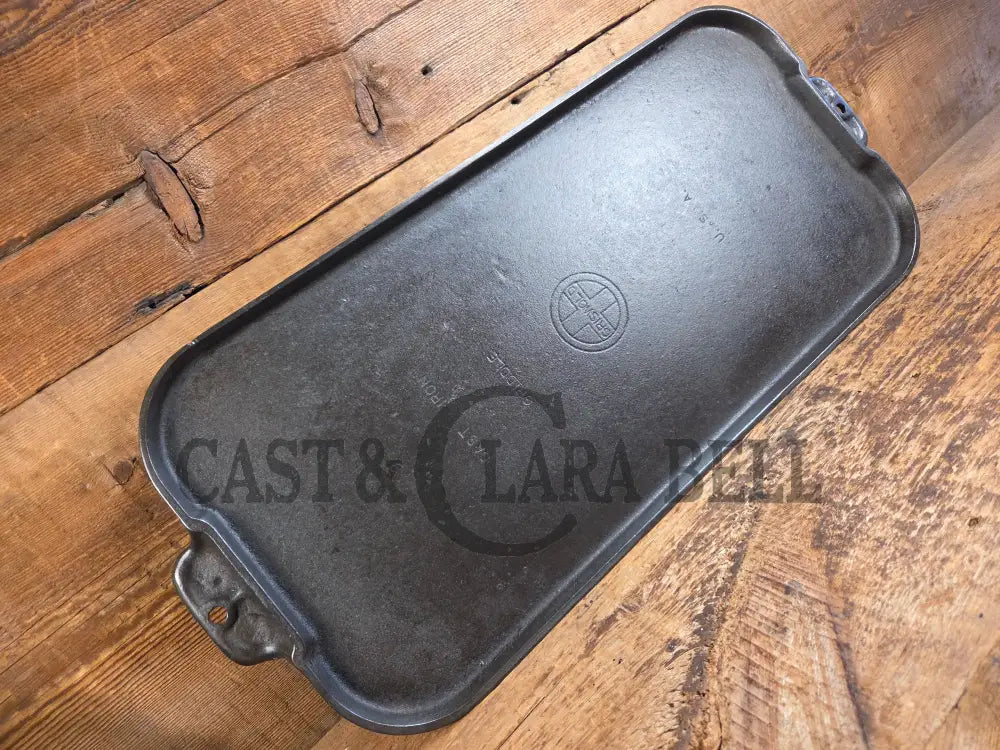 Classic HUGE Griswold #9 Long Griddle. Perfect for pancakes by the campfire or in your gourmet kitchen! Griddle